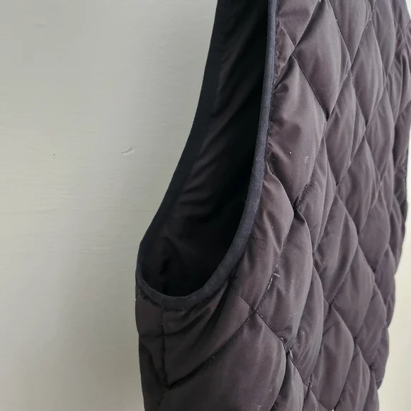 J.Crew Quilted Down Excursion Vest - Black Label Brown Black Puffer - Picture 4 of 14